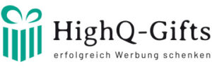 HighQ-Gifts erfolgreich Werbung schenken Logo