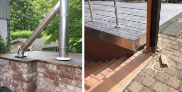 Abdichtungsfolie im Einsatz